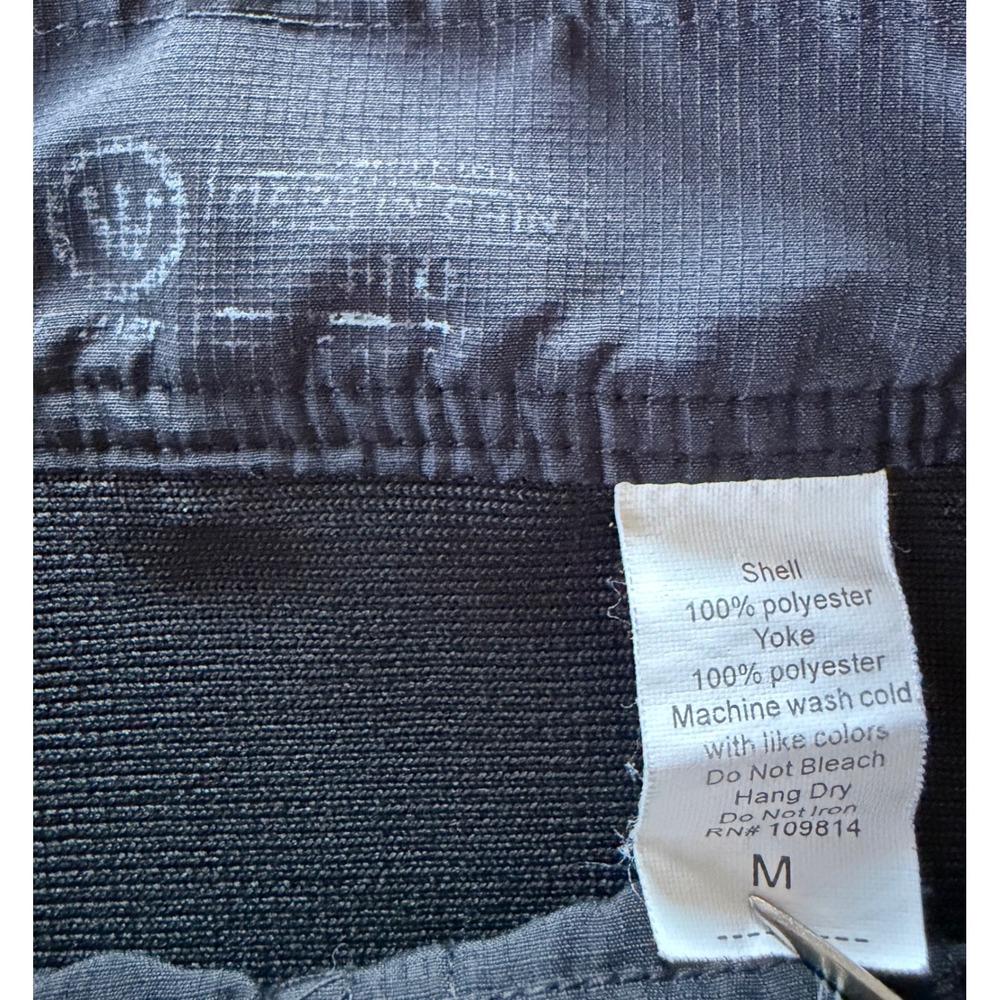 Vayager Mens Mountain Biking Cargo Shorts Black Gray Ripstop Padded Size M EUC!. - Picture 5 of 7